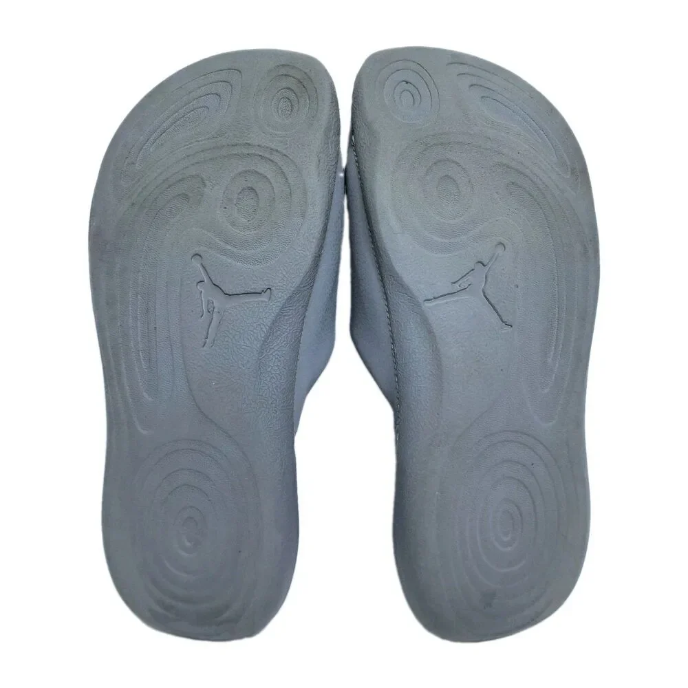 Nike Men's Jordan Hydro 6 Cool Grey Size 10 881473-004 Slides Sandals Beach Pool